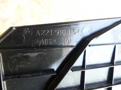 Mercedes Lower Seat Trim Panel, Front Left A2219101154 W221 07-13 S350 S550 S600 S65 AMG6